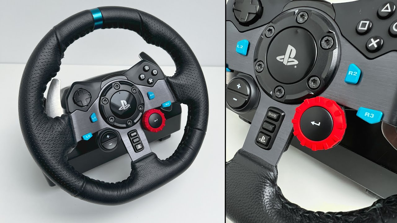 PS4 Logitech G29 steering wheel + Shifter in action with Gran Turismo Sport  